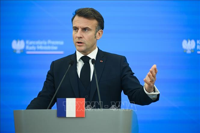 Tổng thống Pháp Emmanuel Macron. Ảnh tư liệu: báo Tin tức