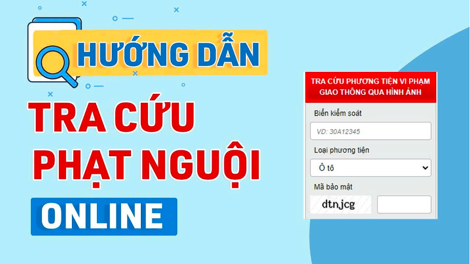 Cách tra cứu phạt nguội ô tô. Ảnh: Internet