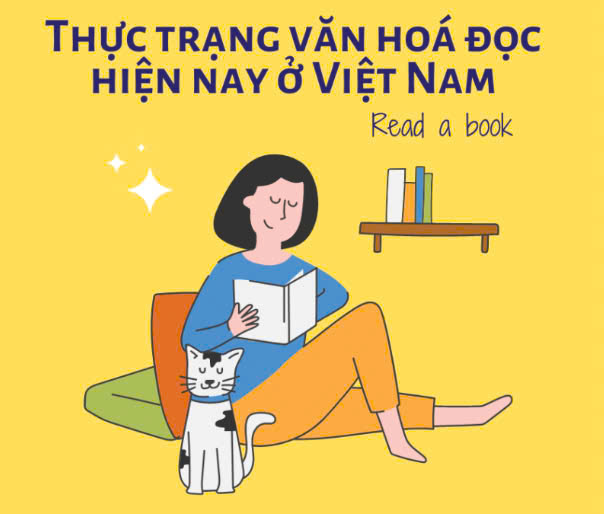 Thực trạng văn hóa đọc sách. Ảnh: Internet