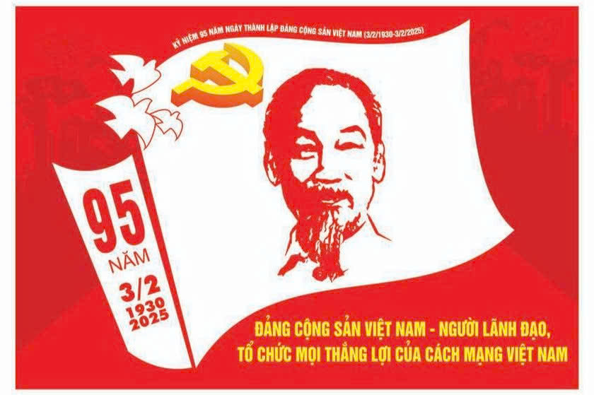 Kỷ niệm 95 năm thành lập Đảng Cộng sản. Ảnh: Internet