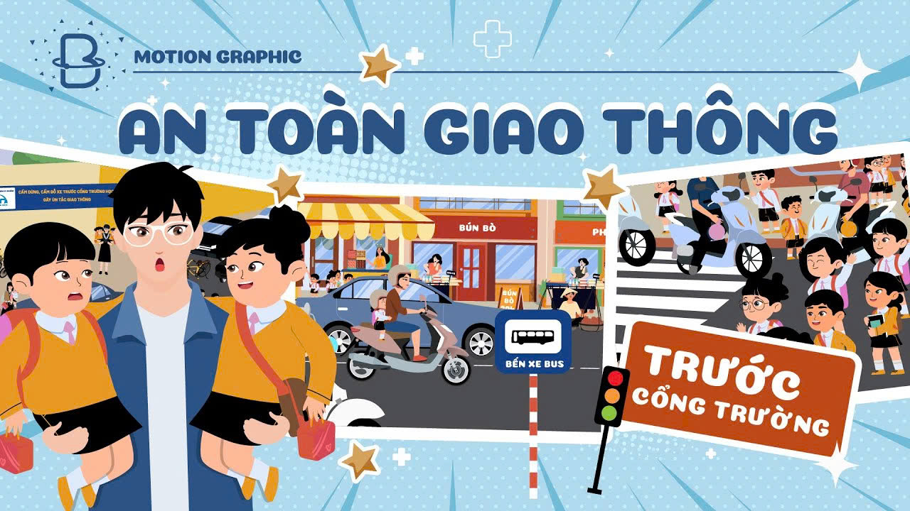 Vấn đề an toàn giao thông tại cổng trường hiện nay. Ảnh: Internet