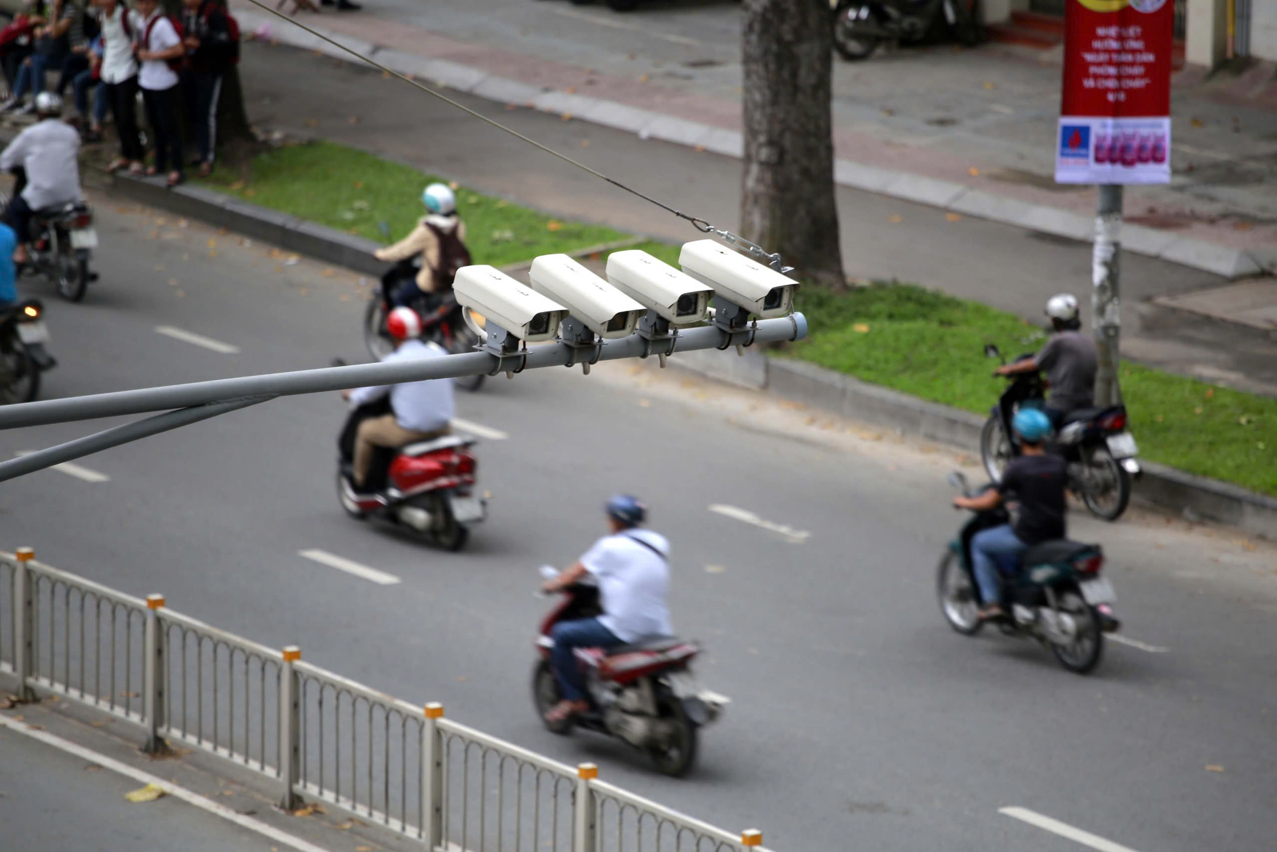 Hệ thống camera giám sát trên mọi tuyến đường. Ảnh: Internet