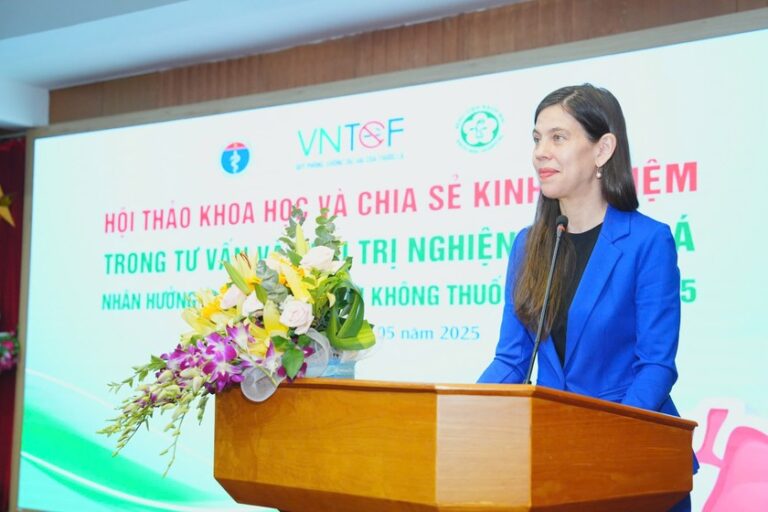 TS. Jennifer Houston - Phó trưởng đại diện Tổ chức Y tế Thế giới (WHO) tại Việt Nam. Ảnh: Báo PLVN