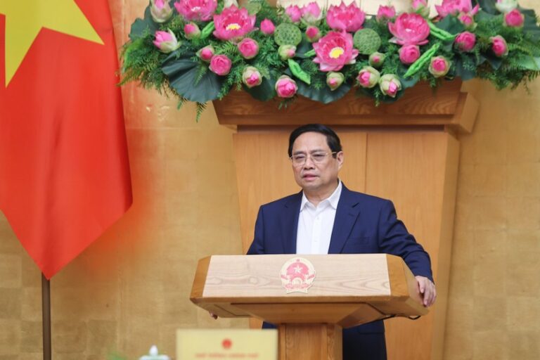 Thủ tướng Phạm Minh Chính chủ trì Phiên họp Chính phủ thường kỳ tháng 5/2025 - Ảnh: VGP/Nhật Bắc. Ảnh: Báo PLVN