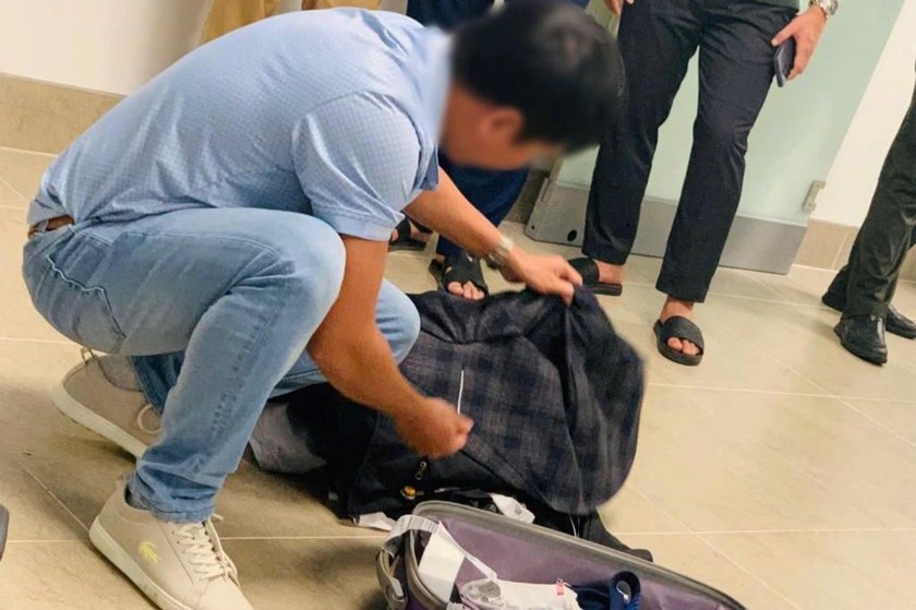 Nam thanh niên thừa nhận hành vi phát ngôn bông đùa của mình là do "nhận thức hạn chế". Ảnh: Báo PLVN